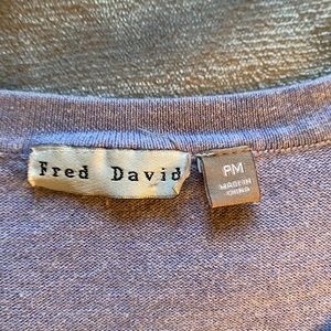 Soft blue, layered look, sweater blouse